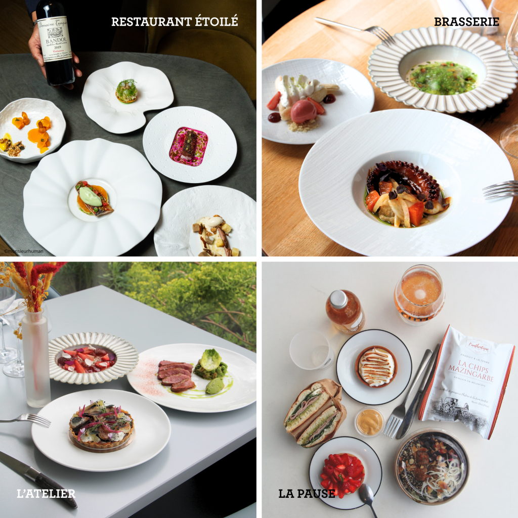 Exemple de repas dans les établissements du Cerisier à Lille et Lens