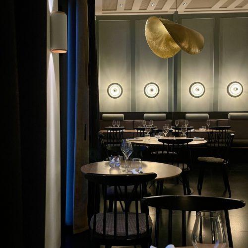 Salle de restaurant la Brasserie du Cerisier